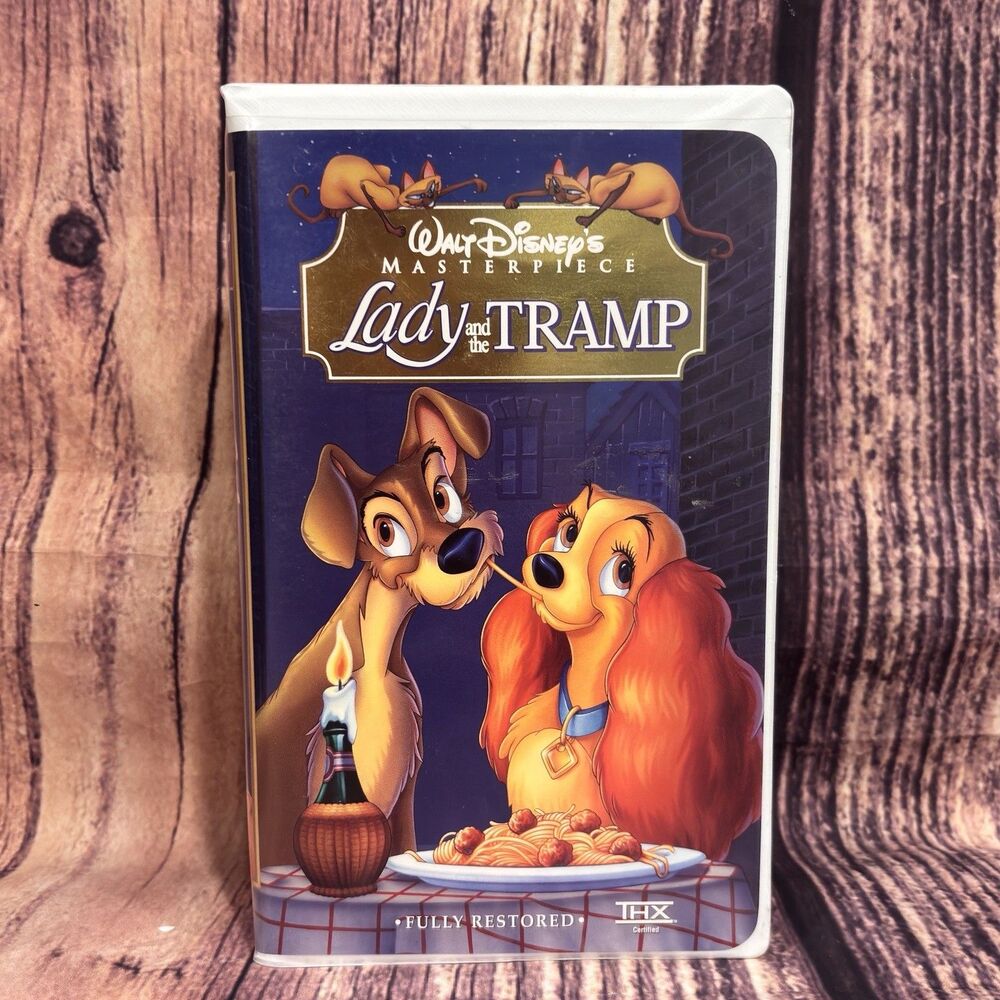 Disney's Lady and the Tramp (Clamshell VHS) Masterpiece Collection